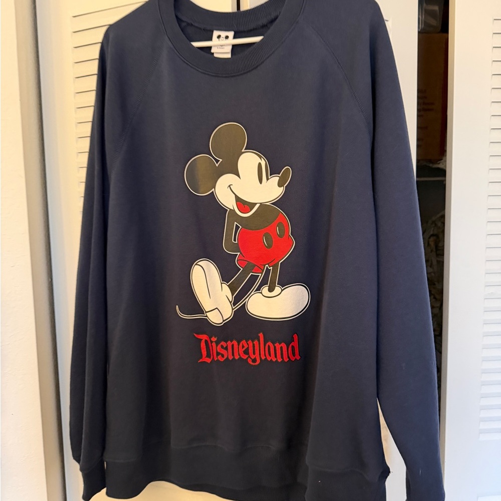 Disneyland Blue Mickey Mouse Pullover